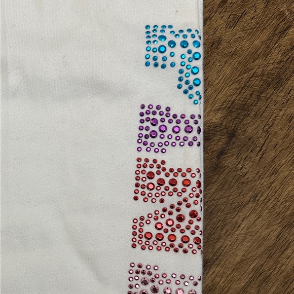 VICTORIA’S SECRET PINK HTF VINTAGE OLD SCHOOL LOVE PINK WHITE LOGO SWEATPANTS S - Picture 2 of 11